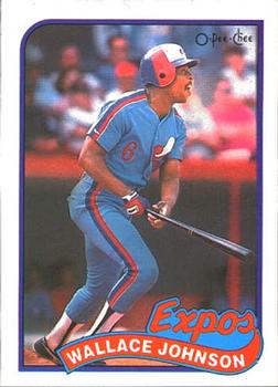 #138 Wallace Johnson - Montreal Expos - 1989 O-Pee-Chee Baseball
