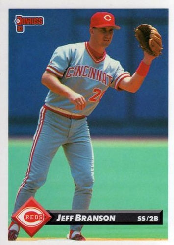 #138 Jeff Branson - Cincinnati Reds - 1993 Donruss Baseball