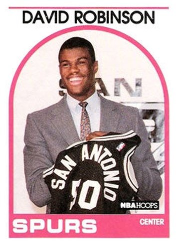 #138 David Robinson - San Antonio Spurs - 1989-90 Hoops Basketball
