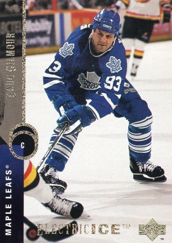 #138 Doug Gilmour - Toronto Maple Leafs - 1994-95 Upper Deck Hockey - Electric Ice
