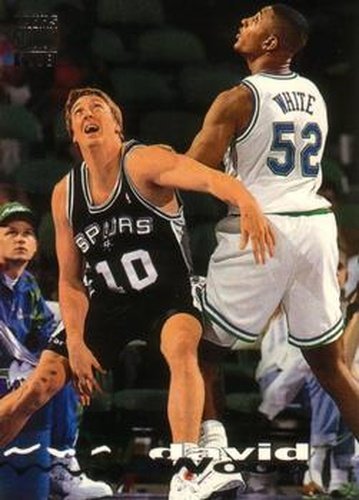 #138 David Wood - San Antonio Spurs - 1993-94 Stadium Club Basketball