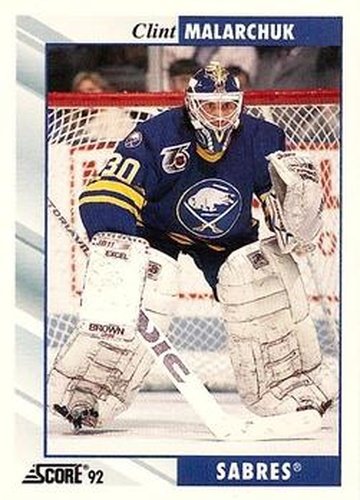 #138 Clint Malarchuk - Buffalo Sabres - 1992-93 Score USA Hockey