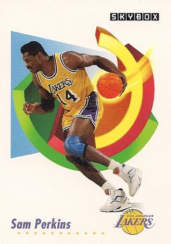 #138 Sam Perkins - Los Angeles Lakers - 1991-92 SkyBox Basketball