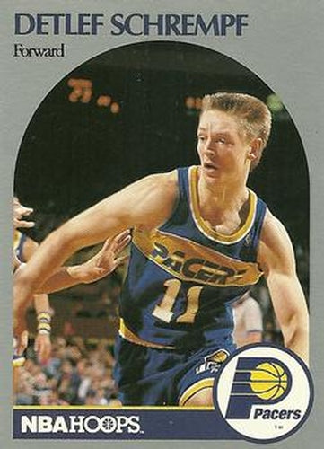 #138 Detlef Schrempf - Indiana Pacers - 1990-91 Hoops Basketball