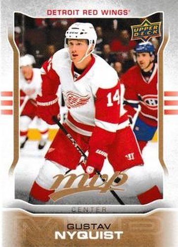 #138 Gustav Nyquist - Detroit Red Wings - 2014-15 Upper Deck MVP Hockey