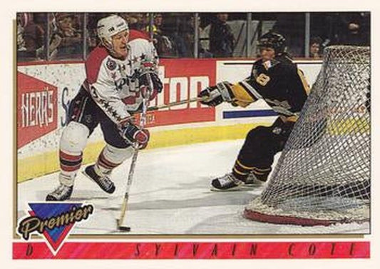 #138 Sylvain Cote - Washington Capitals - 1993-94 Topps Premier Hockey