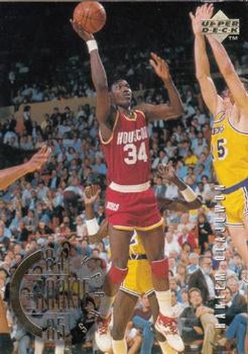 #138 Hakeem Olajuwon - Houston Rockets - 1995-96 Upper Deck Basketball