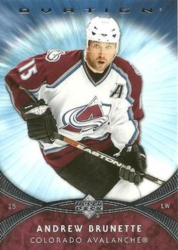 #138 Andrew Brunette - Andrew Brunette - 2007-08 Upper Deck Ovation Hockey