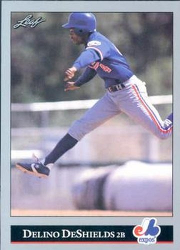 #138 Delino DeShields - Montreal Expos - 1992 Leaf Baseball