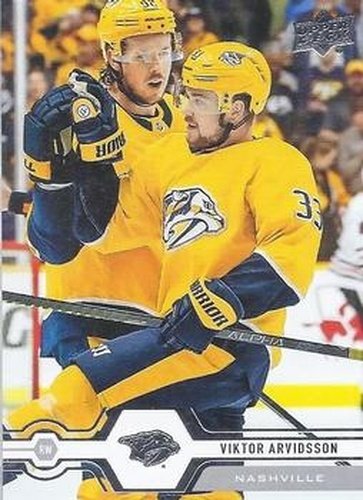#138 Viktor Arvidsson - Nashville Predators - 2019-20 Upper Deck Hockey
