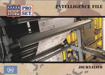 #138 Journalism - 1991 Pro Set Desert Storm