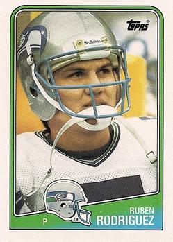 #138 Ruben Rodriguez - Seattle Seahawks - 1988 Topps Football