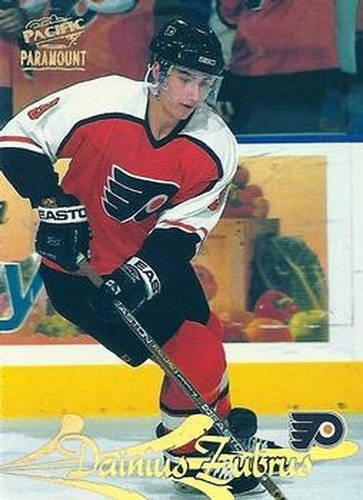 #138 Dainius Zubrus - Philadelphia Flyers - 1997-98 Pacific Paramount Hockey