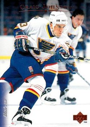 #139 Craig Johnson - St. Louis Blues - 1995-96 Upper Deck Hockey