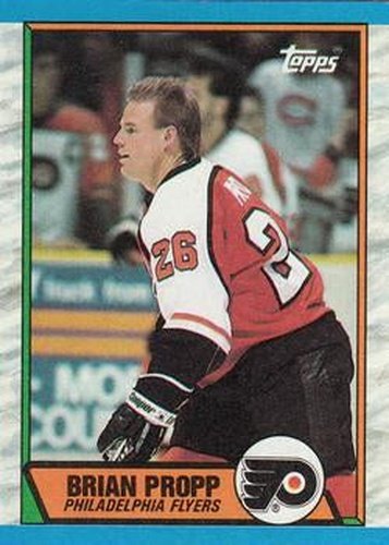 #139 Brian Propp - Philadelphia Flyers - 1989-90 Topps Hockey
