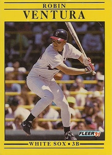#139 Robin Ventura - Chicago White Sox - 1991 Fleer Baseball