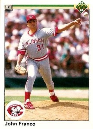 #139 John Franco - Cincinnati Reds - 1990 Upper Deck Baseball