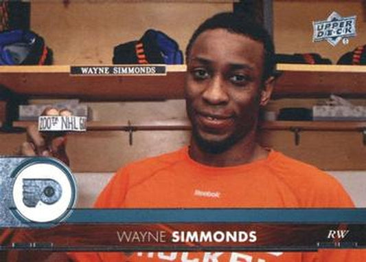 #139 Wayne Simmonds - Philadelphia Flyers - 2017-18 Upper Deck Hockey
