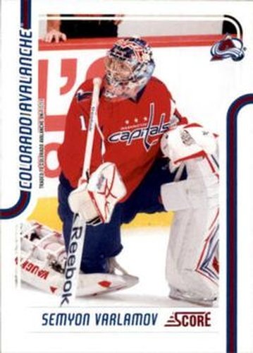 #139 Semyon Varlamov - Colorado Avalanche - 2011-12 Score Hockey