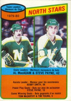 #139 Al MacAdam / Steve Payne - Minnesota North Stars - 1980-81 O-Pee-Chee Hockey