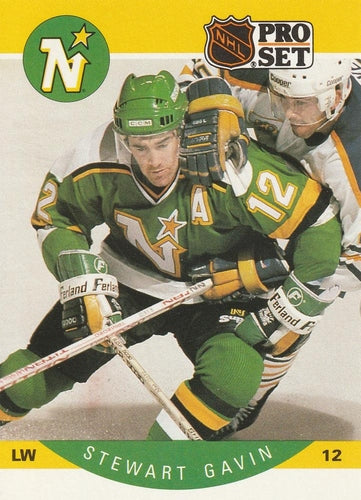 #139 Stewart Gavin - Minnesota North Stars - 1990-91 Pro Set Hockey