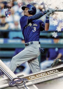 #HMW139 Orlando Arcia - Milwaukee Brewers - 2017 Topps Holiday Baseball