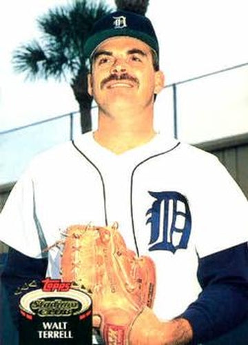 #139 Walt Terrell - Detroit Tigers - 1992 Stadium Club Baseball