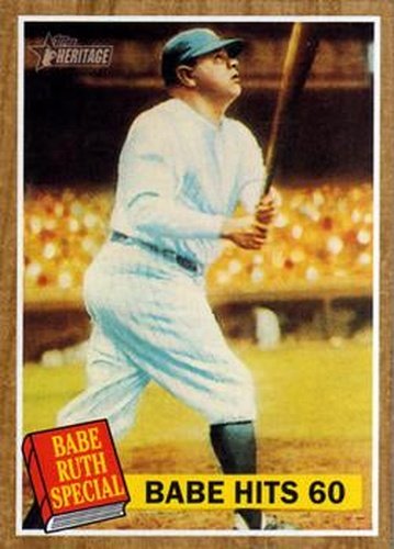 #139 Babe Ruth - New York Yankees - 2011 Topps Heritage Baseball