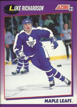 #139 Luke Richardson - Toronto Maple Leafs - 1991-92 Score American Hockey