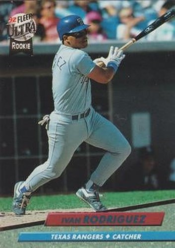 #139 Ivan Rodriguez - Texas Rangers - 1992 Ultra Baseball