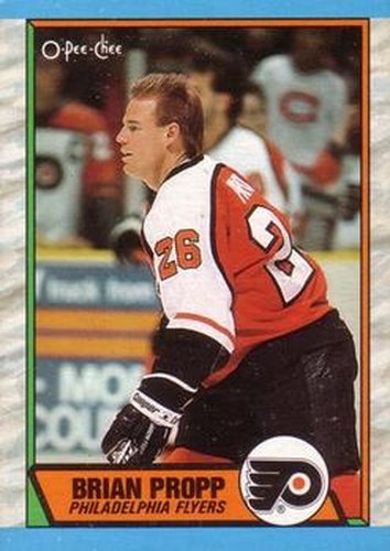 #139 Brian Propp - Philadelphia Flyers - 1989-90 O-Pee-Chee Hockey