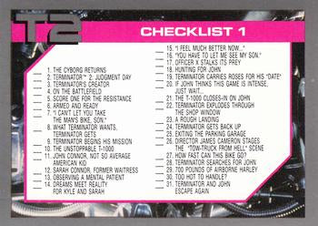 #139 Checklist 1 - 1991 Impel Terminator 2