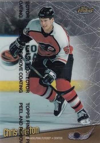 #139 Chris Gratton - Philadelphia Flyers - 1998-99 Finest Hockey