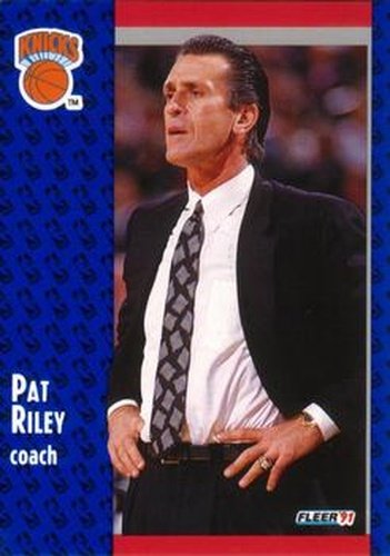 #139 Pat Riley - New York Knicks - 1991-92 Fleer Basketball