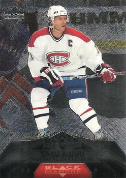 #139 Saku Koivu - Montreal Canadiens - 2007-08 Upper Deck Black Diamond Hockey