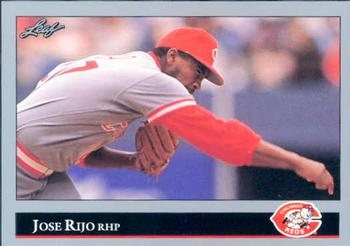 #139 Jose Rijo - Cincinnati Reds - 1992 Leaf Baseball