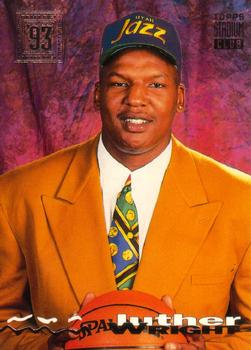 #139 Luther Wright - Utah Jazz - 1993-94 Stadium Club Basketball