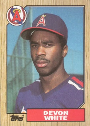 #139 Devon White - California Angels - 1987 Topps Baseball