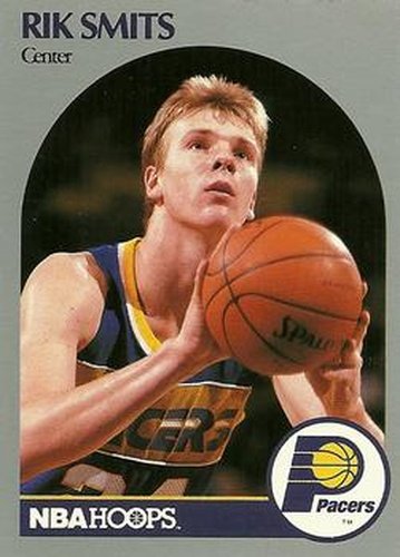 #139 Rik Smits - Indiana Pacers - 1990-91 Hoops Basketball