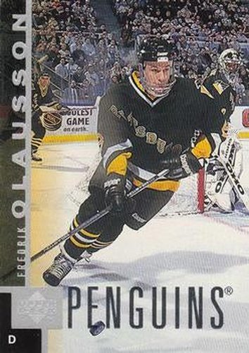 #139 Fredrik Olausson - Pittsburgh Penguins - 1997-98 Upper Deck Hockey