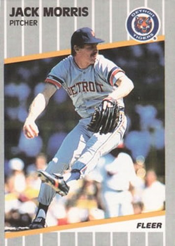#139 Jack Morris - Detroit Tigers - 1989 Fleer Baseball