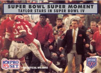 #139 Otis Taylor - Kansas City Chiefs - 1990-91 Pro Set Super Bowl XXV Silver Anniversary Football