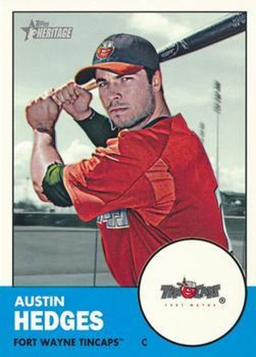 #139 Austin Hedges - Fort Wayne Tincaps - 2012 Topps Heritage Minor League Baseball