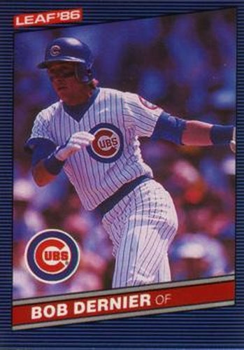 #139 Bob Dernier - Chicago Cubs - 1986 Leaf Baseball