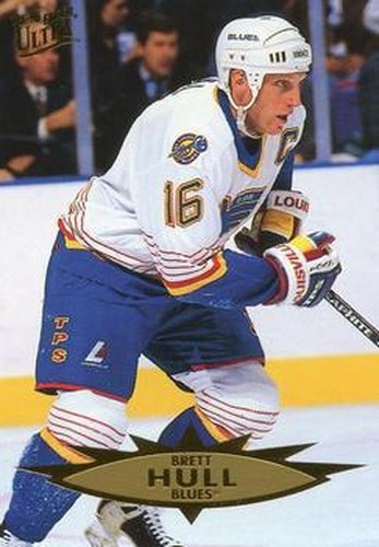 #139 Brett Hull - St. Louis Blues - 1995-96 Ultra Hockey