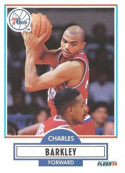 #139 Charles Barkley - Philadelphia 76ers - 1990-91 Fleer Basketball