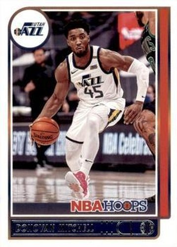 #139 Donovan Mitchell - Utah Jazz - 2021-22 Hoops Basketball