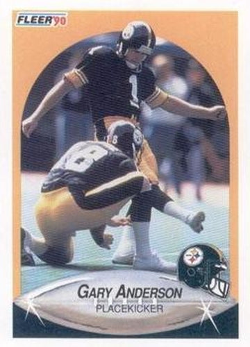 #139 Gary Anderson - Pittsburgh Steelers - 1990 Fleer Football