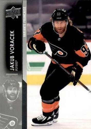 #139 Jakub Voracek - Philadelphia Flyers - 2021-22 Upper Deck Hockey