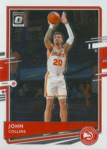 #139 John Collins - Atlanta Hawks - 2020-21 Donruss Optic Basketball